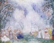 James Ensor The Garden of love Spain oil painting artist